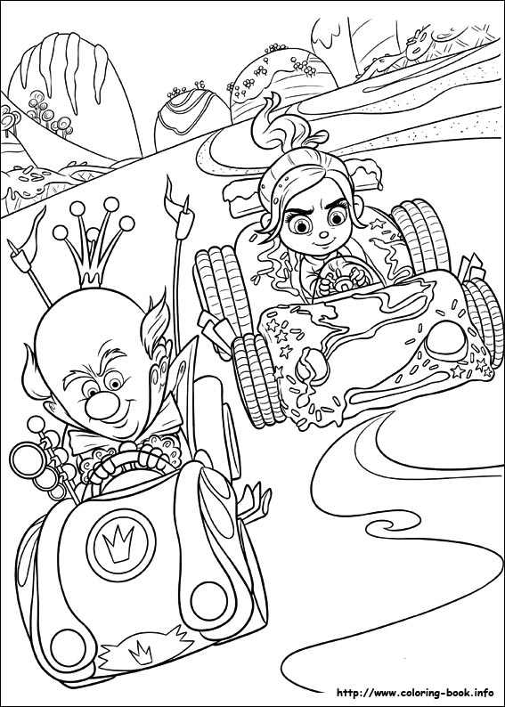 Wreck-It Ralph coloring picture