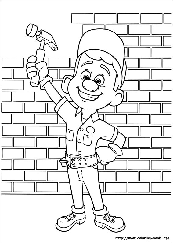 Wreck-It Ralph coloring picture