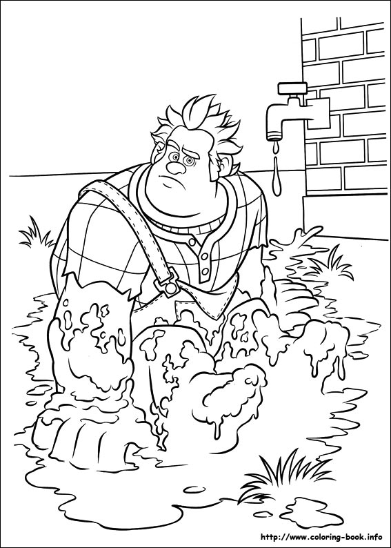 Wreck-It Ralph coloring picture