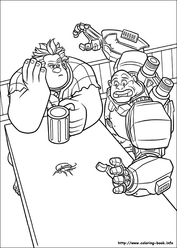 Wreck-It Ralph coloring picture