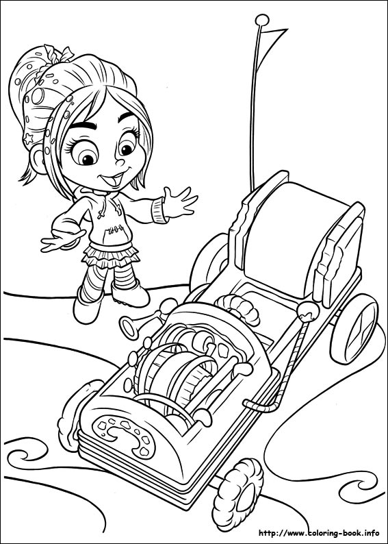 Wreck-It Ralph coloring picture