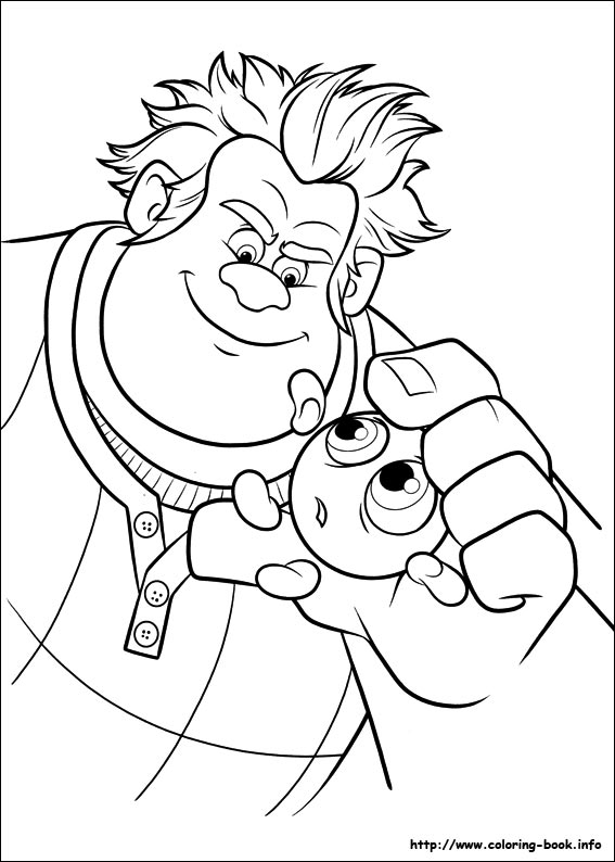 Wreck-It Ralph coloring picture