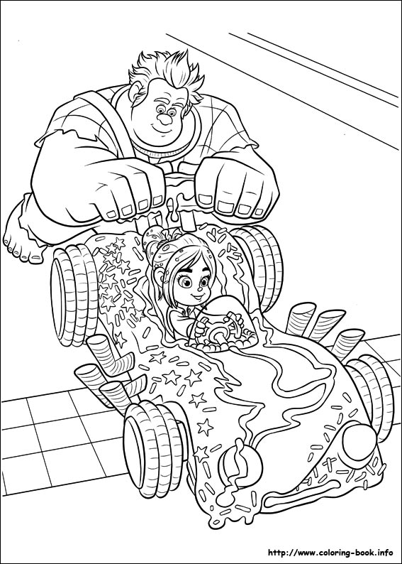 Wreck-It Ralph coloring picture