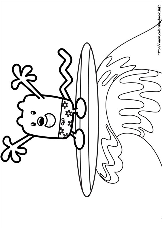 Wow Wow Wubbzy coloring picture