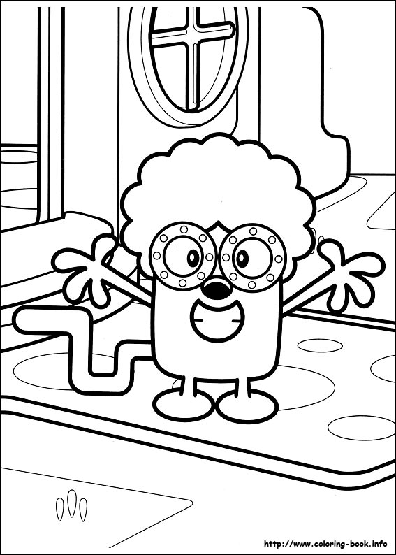 Wow Wow Wubbzy coloring picture