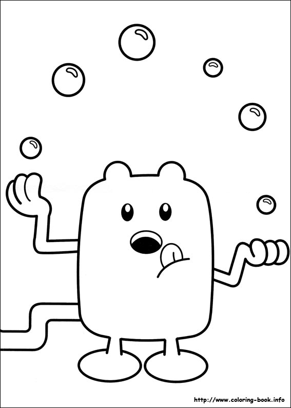 Wow Wow Wubbzy coloring picture