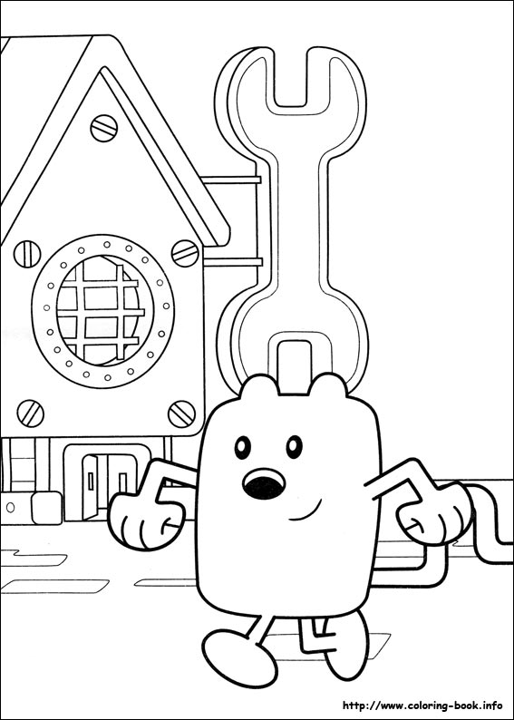 Wow Wow Wubbzy coloring picture