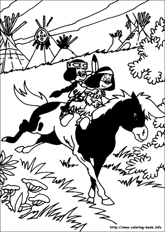 Yakari coloring picture