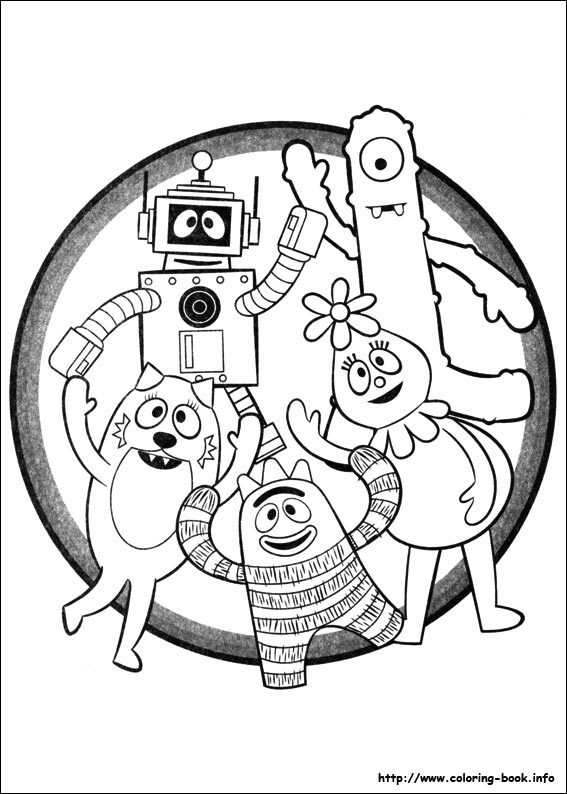 Yo Gabba Gabba! coloring picture