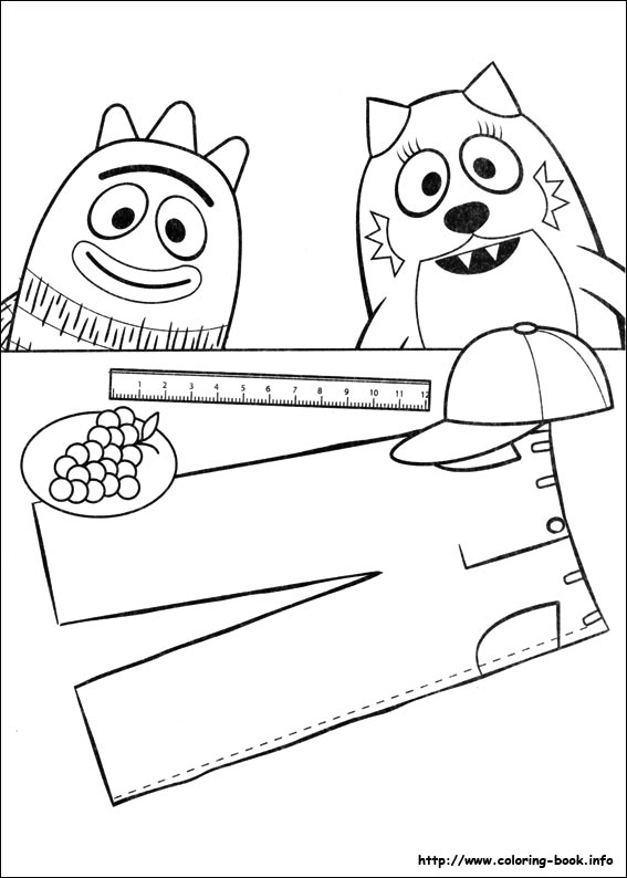 Yo Gabba Gabba! coloring picture