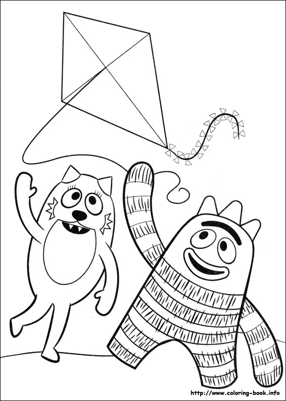 Yo Gabba Gabba! coloring picture