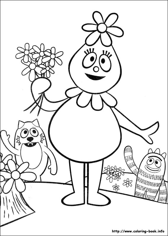 Yo Gabba Gabba! coloring picture