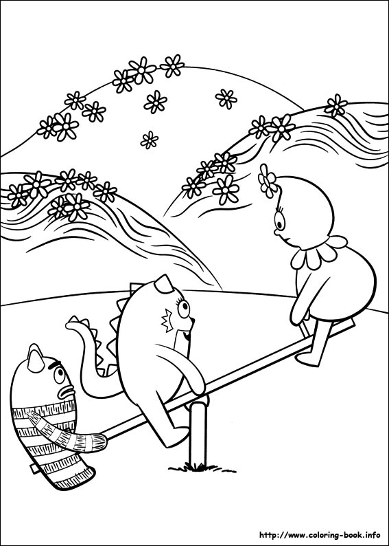 Yo Gabba Gabba! coloring picture