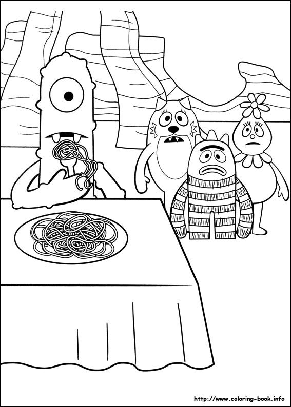 Yo Gabba Gabba! coloring picture