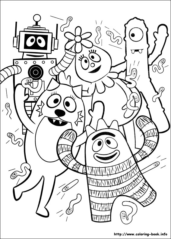 Yo Gabba Gabba! coloring picture