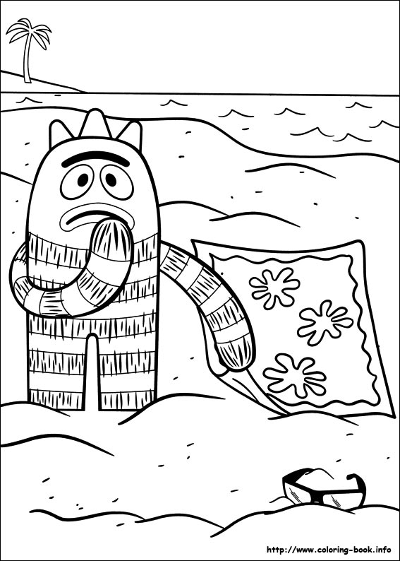 Yo Gabba Gabba! coloring picture