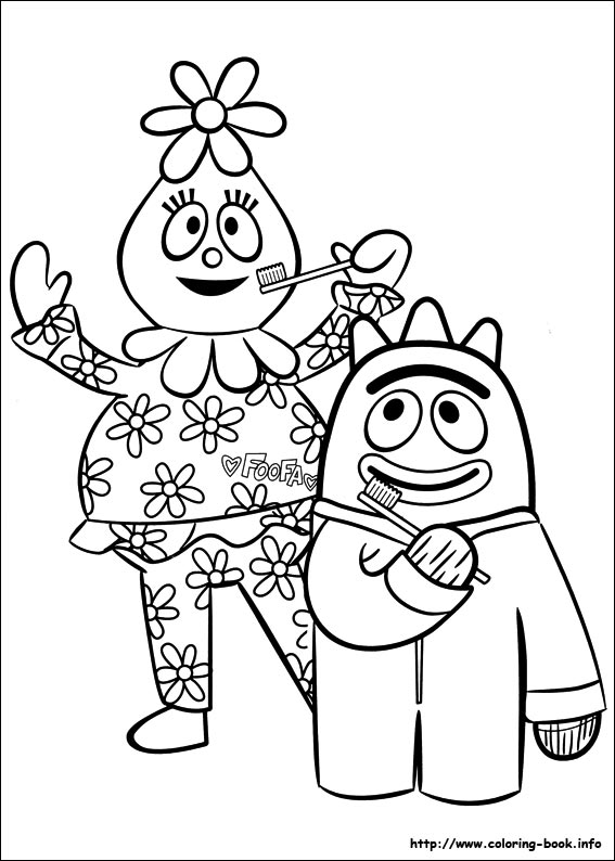 Yo Gabba Gabba! coloring picture