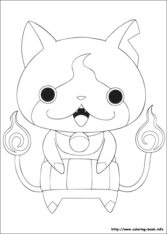 Yo-kai Watch coloring picture