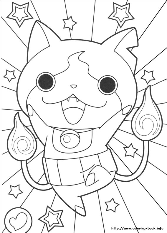 Yo-kai Watch coloring picture