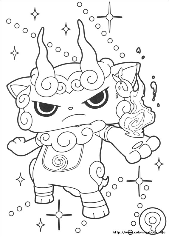 Yo-kai Watch coloring picture