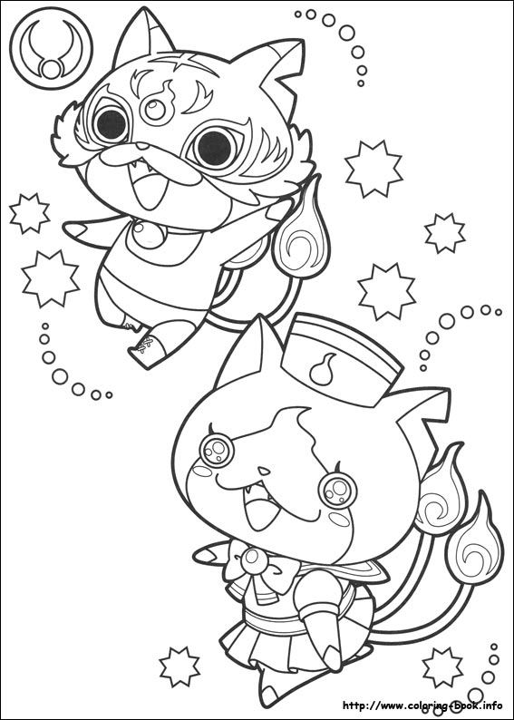 Yo-kai Watch coloring picture