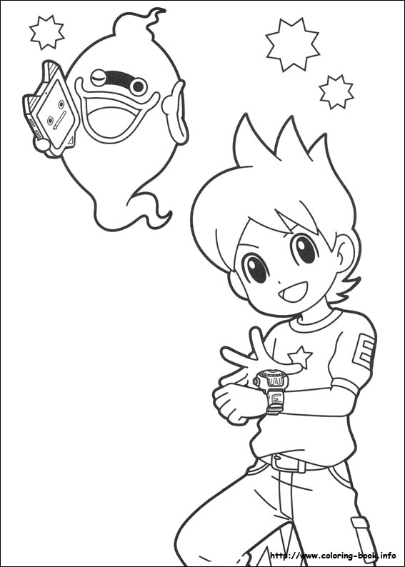 Yo-kai Watch coloring picture