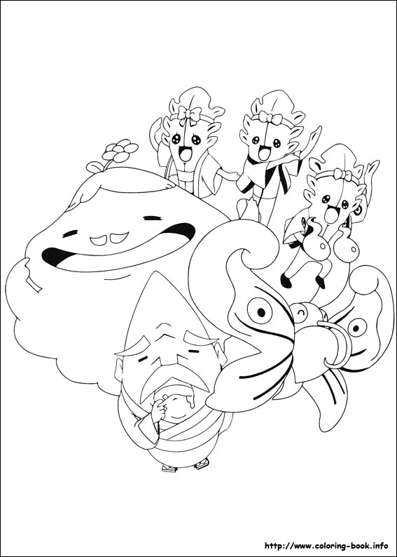 Yo-kai Watch coloring picture