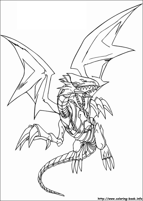 Yu-Gi-Oh coloring picture