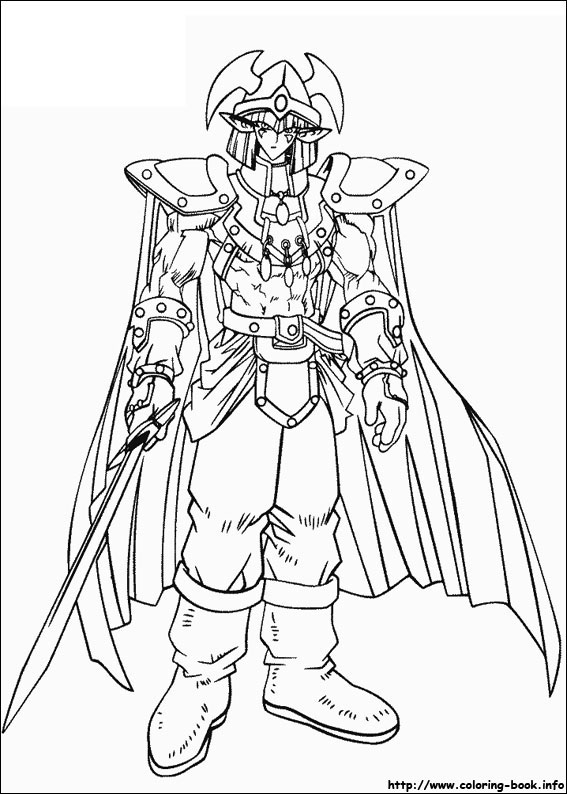 Yu-Gi-Oh coloring picture