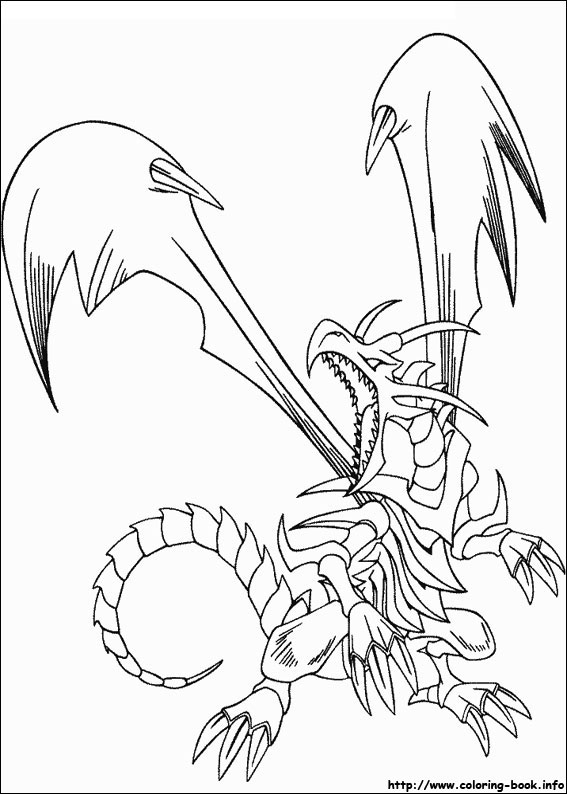 Yu-Gi-Oh coloring picture