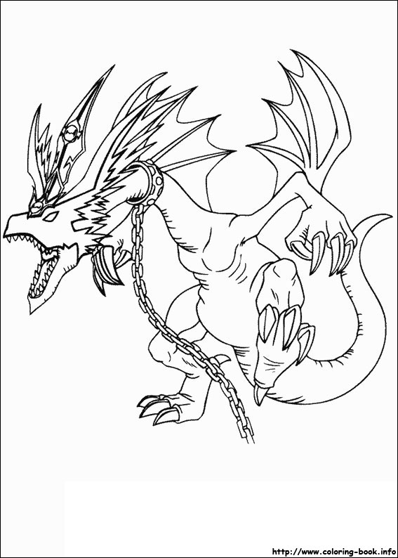 Yu-Gi-Oh coloring picture