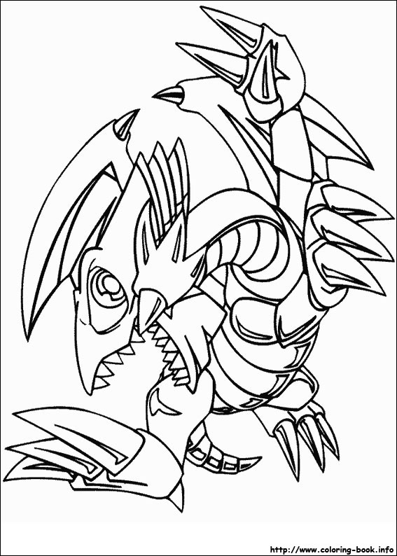 Yu-Gi-Oh coloring picture