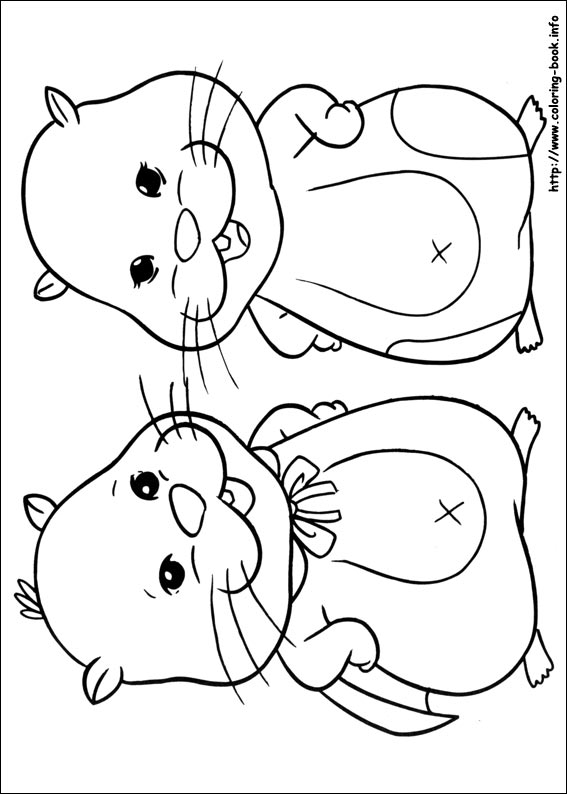 Zhu Zhu Pets coloring picture