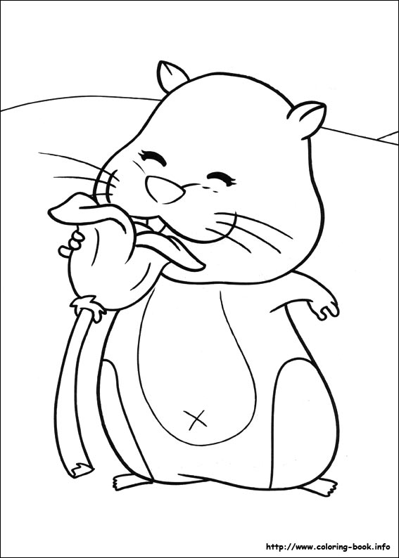 Zhu Zhu Pets coloring picture