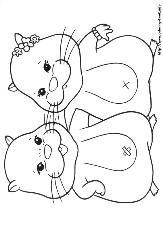 Zhu Zhu Pets coloring picture