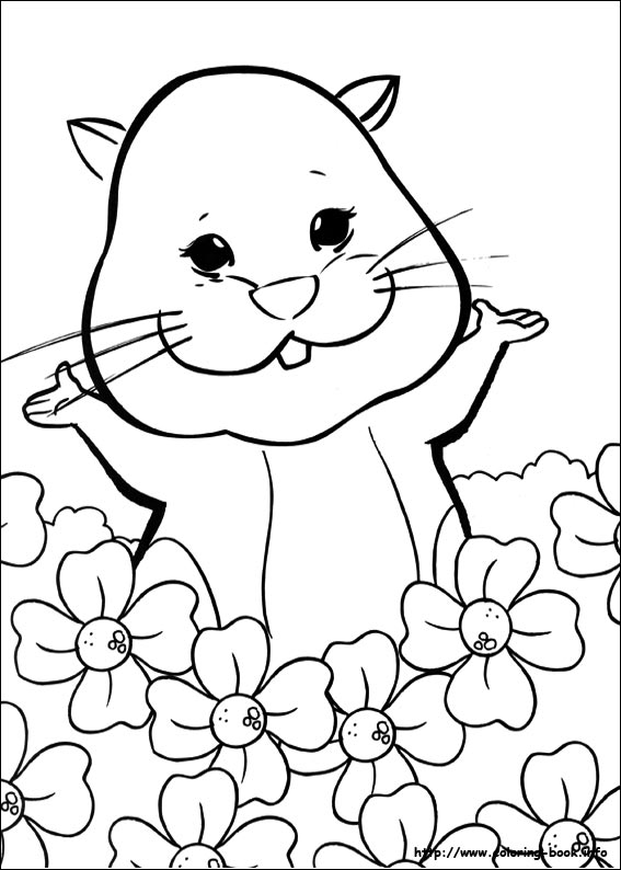 Zhu Zhu Pets coloring picture