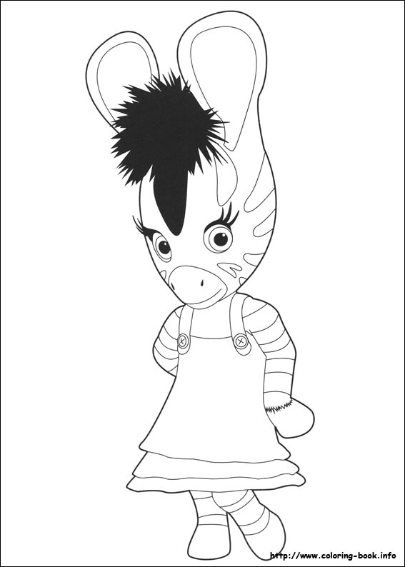 Zou coloring picture