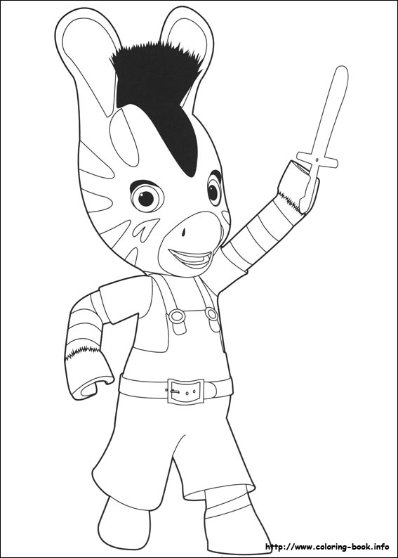 Zou coloring picture