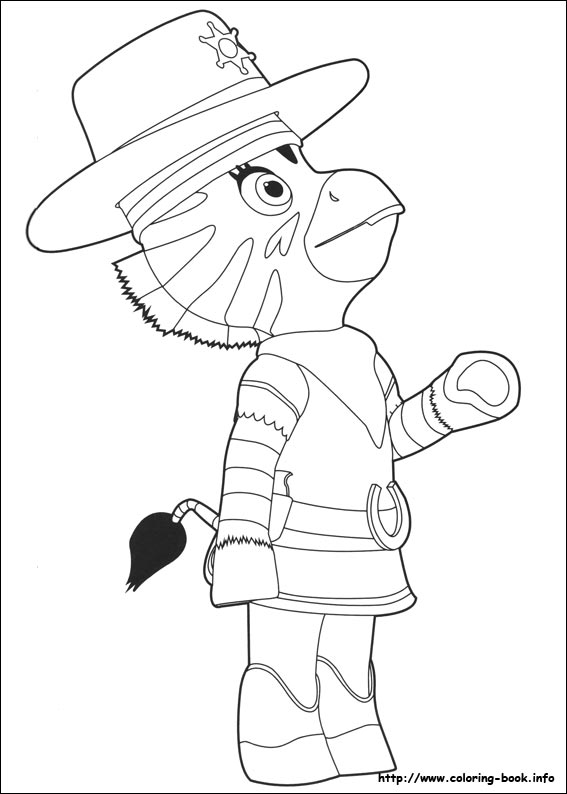 Zou coloring picture