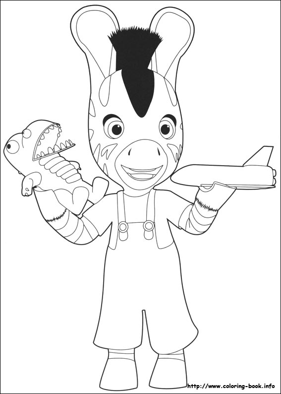 Zou coloring picture