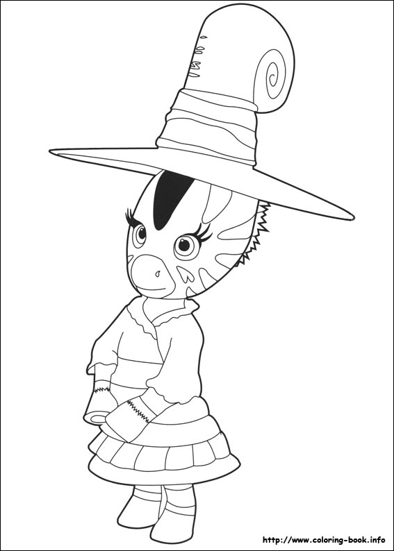 Zou coloring picture