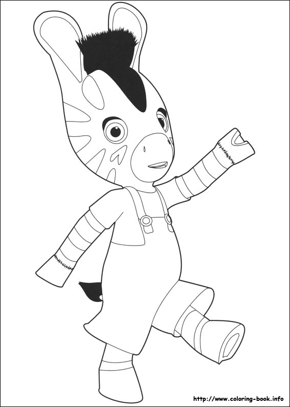 Zou coloring picture