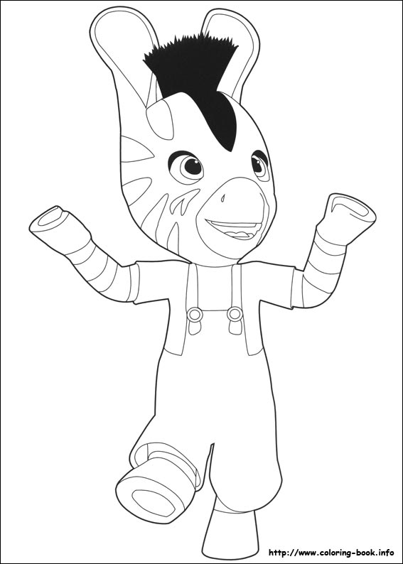 Zou coloring picture