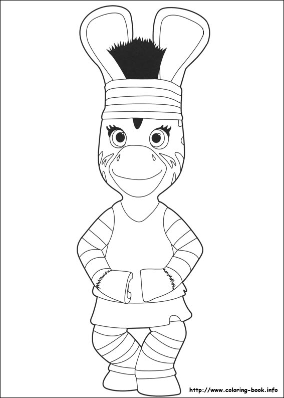 Zou coloring picture