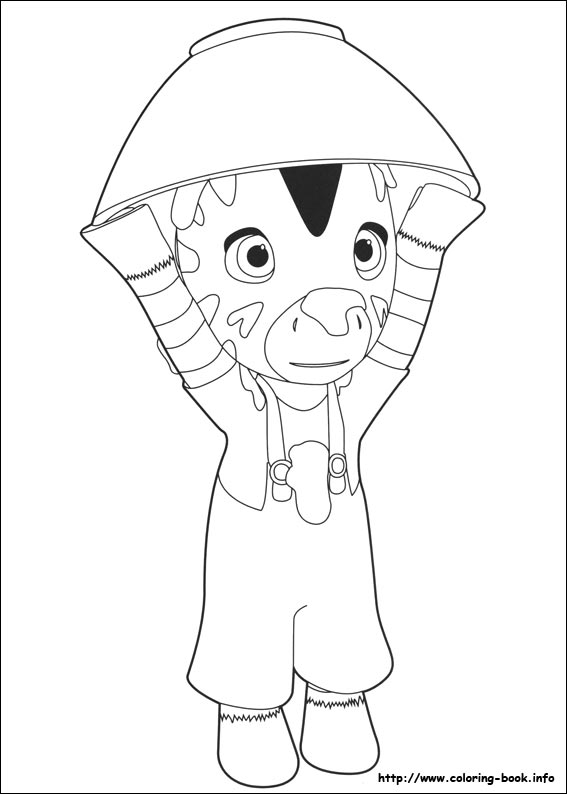 Zou coloring picture