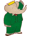 Babar coloring pages