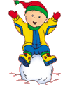 Caillou coloring pages