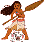 Moana coloring pages