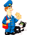 Postman Pat coloring pages