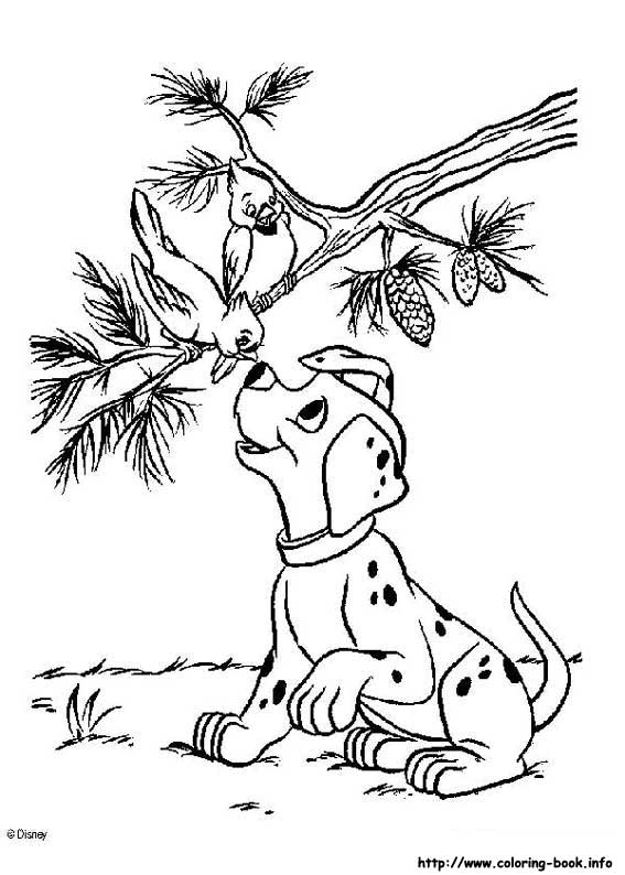 101 Dalmatians coloring picture